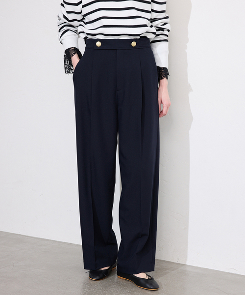 SLOBE IENA（スローブイエナ）の「マリンパンツ（その他パンツ・レディース・チャコールグレー/ネイビー・38/36）」の18枚目の写真