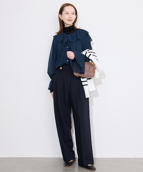 SLOBE IENA（スローブイエナ）の「マリンパンツ（その他パンツ・レディース・チャコールグレー/ネイビー・38/36）」の19枚目の写真