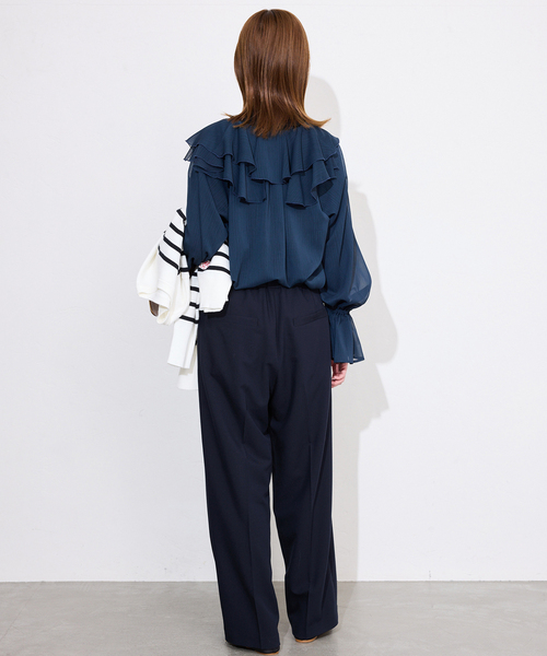 SLOBE IENA（スローブイエナ）の「マリンパンツ（その他パンツ・レディース・チャコールグレー/ネイビー・38/36）」の22枚目の写真