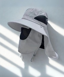 nico nico（ニコニコ）の「【 nico nico / ニコニコ 】UVカット ワイドブリムハット＆マスクセット（ユニセックス）（ハット）」