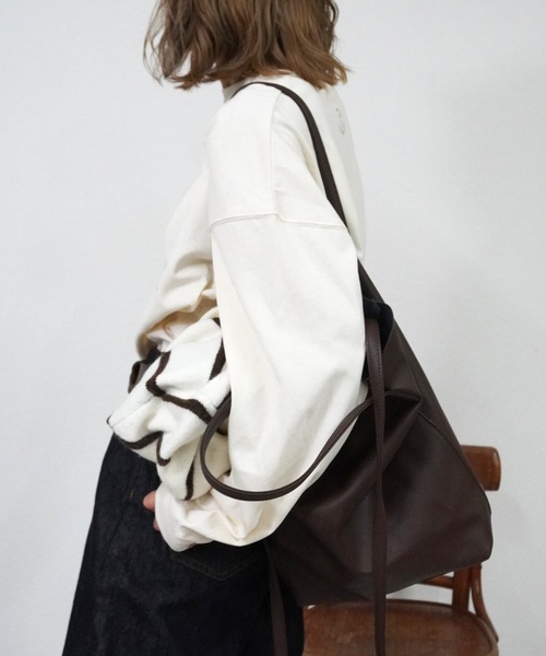 gossara(ゴサラ)の「合皮ショルダーバッグ(ショルダーバッグ・レディース・ブラウン/ブラック・FREE)」の10枚目の写真