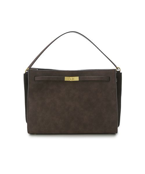 Mila Owen（ミラオーウェン）の「ワンハンドルソフトハンドバッグ（ハンドバッグ・レディース・ボルドー/ダークブラウン/グレー・F）」の19枚目の写真