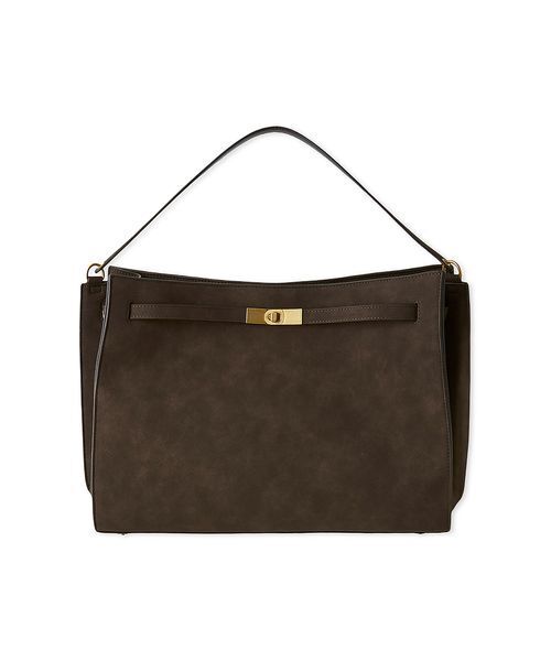 ミラオーウェン　ワンハンドルバッグ　ブラウン ワンハンドルソフトハンドバッグ（ハンドバッグ）｜Mila Owen