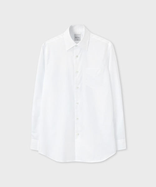 Paul Smith(ポールスミス)の「ブロード ドレスシャツ / 553102 801PRNC(ビジネスシャツ・メンズ・ホワイト・MEDIUM/SMALL/XX-LARGE/X-LARGE/LARGE)」の1枚目の写真