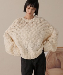 LOWRYS FARM | スラブニットプルオーバーＬＳ  593586(ニット/セーター)