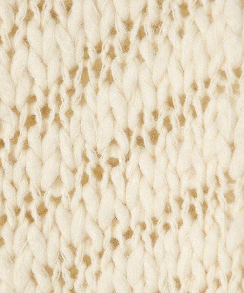 LOWRYS FARM（ローリーズファーム）の「スラブニットプルオーバーＬＳ  593586（ニット/セーター・レディース・ブラック/その他/アイボリー・FREE）」の10枚目の写真