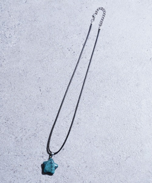 Chillfar（チルファー）の「天然石、鉱石、星形ペンダント（ネックレス・レディース・ブラウン系/レッド系/ホワイト系/ホワイト系1/ホワイト系2/ブルー系2/ネイビー系/ブルー系/ブルー系1・FREE）」の10枚目の写真