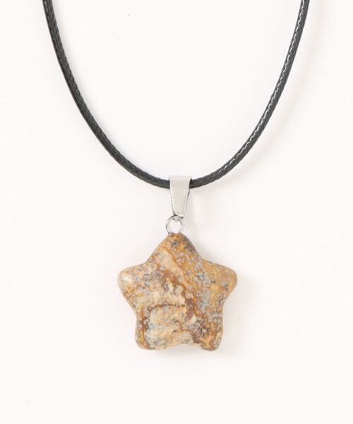 Chillfar（チルファー）の「天然石、鉱石、星形ペンダント（ネックレス・レディース・ブラウン系/レッド系/ホワイト系/ホワイト系1/ホワイト系2/ブルー系2/ネイビー系/ブルー系/ブルー系1・FREE）」の16枚目の写真