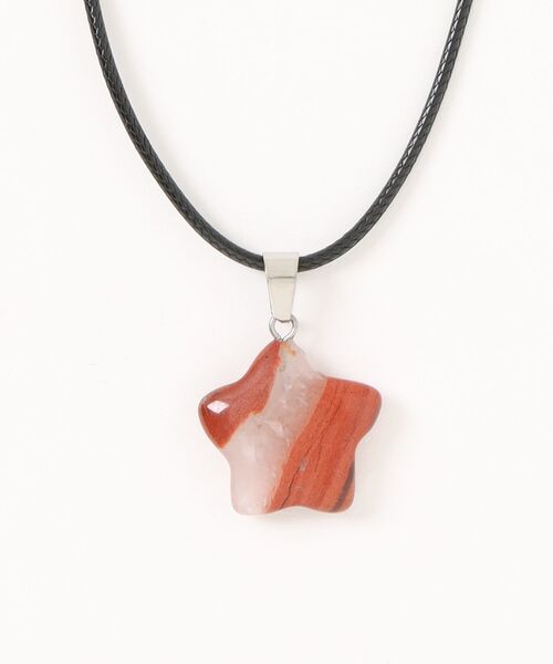 Chillfar（チルファー）の「天然石、鉱石、星形ペンダント（ネックレス・レディース・ブラウン系/レッド系/ホワイト系/ホワイト系1/ホワイト系2/ブルー系2/ネイビー系/ブルー系/ブルー系1・FREE）」の21枚目の写真