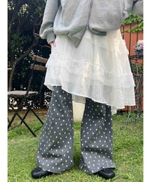 WC | 《秋冬新作★》スタージャガードフレアパンツ(その他パンツ)