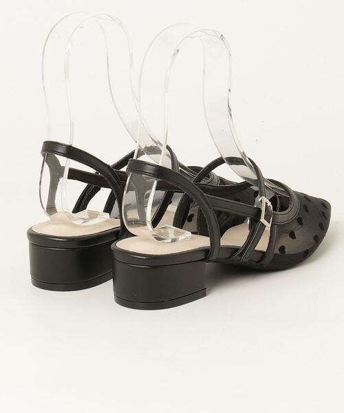 ［美品］チュールストラップパンプス UNITED ARROWS LTD. OUTLET｜チュールストラップバックベルト パンプス