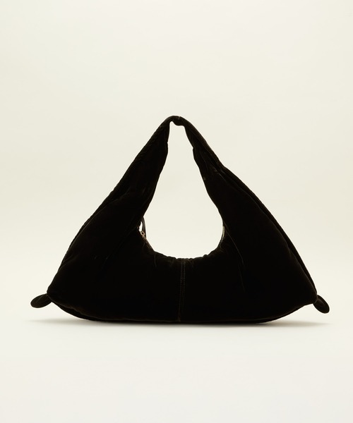 LE VERNIS（ル・ベルニ）の「LE VERNIS(ル・ベルニ)Poire velvet bag（ハンドバッグ・レディース・ブラウン/ブラック・FREE）」の3枚目の写真