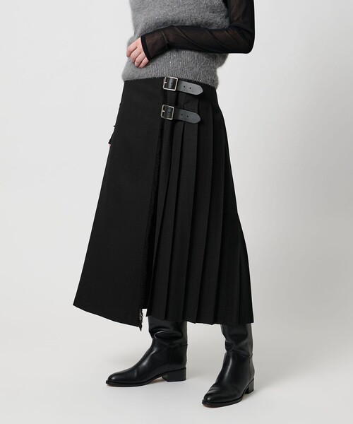 セール】【別注】＜O'NEIL of DUBLIN＞プリーツ ロング スカート