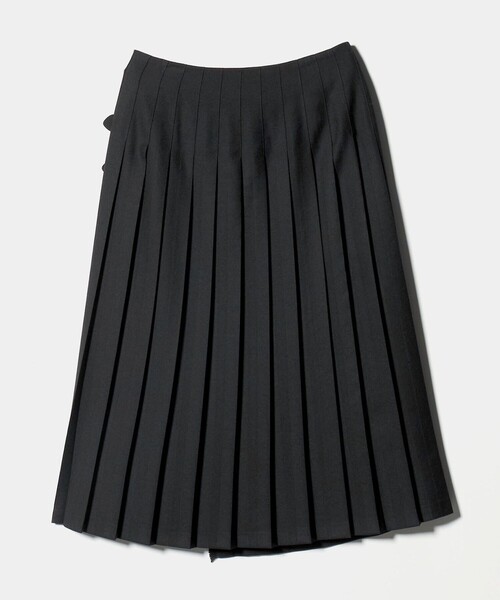 O'NEIL OF DUBLIN ブラックプリーツロングスカート　クリーニング済 O'NEIL of DUBLIN（オニールオブダブリン） スカート 「別注」「O'NEIL