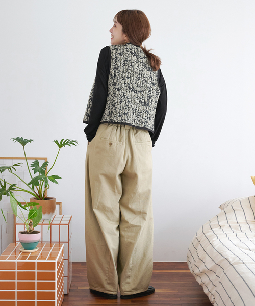 BLOCKPRINTS リバーシブルキルティングベスト Kids リバーシブル キルティング ベスト グリーン – NOZZI BAZZAR