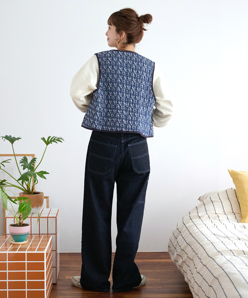 ZOZO限定】リバーシブル / キルティングベスト（その他アウター）｜B.C