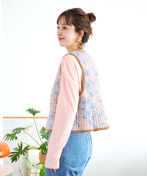 ZOZO限定】リバーシブル / キルティングベスト（その他アウター）｜B.C