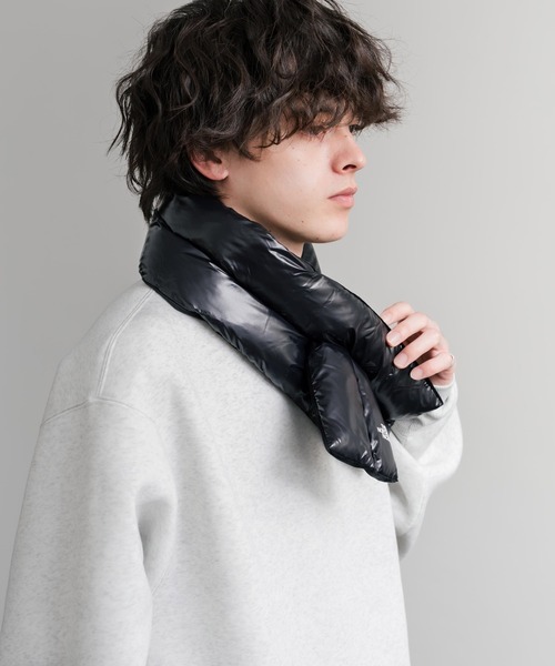 THE NORTH FACE(ザノースフェイス)の「日本未展開モデル WHITE LABEL THE NORTH FACE COMPACT T-BALL MUFFLER ティーボールパディングマフラー/ファーマフラー(マフラー・メンズ・ブラック/クリーム/ダークブラウン/ブラック系・FREE)」の6枚目の写真