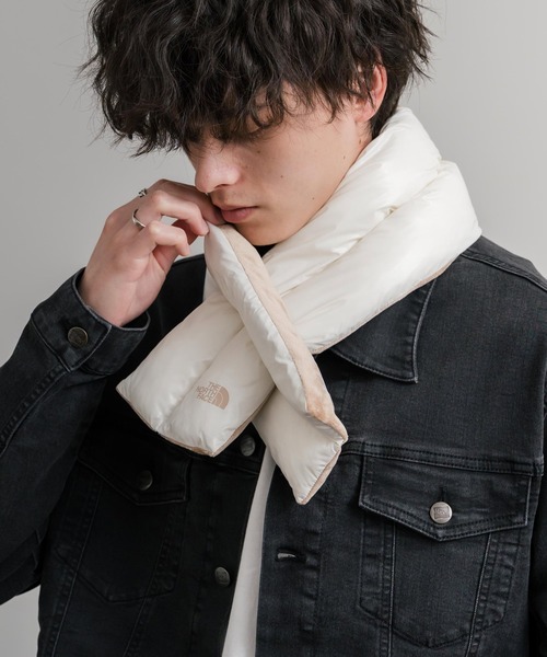 THE NORTH FACE(ザノースフェイス)の「日本未展開モデル WHITE LABEL THE NORTH FACE COMPACT T-BALL MUFFLER ティーボールパディングマフラー/ファーマフラー(マフラー・メンズ・ブラック/クリーム/ダークブラウン/ブラック系・FREE)」の14枚目の写真