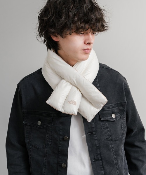 THE NORTH FACE(ザノースフェイス)の「日本未展開モデル WHITE LABEL THE NORTH FACE COMPACT T-BALL MUFFLER ティーボールパディングマフラー/ファーマフラー(マフラー・メンズ・ブラック/クリーム/ダークブラウン/ブラック系・FREE)」の15枚目の写真