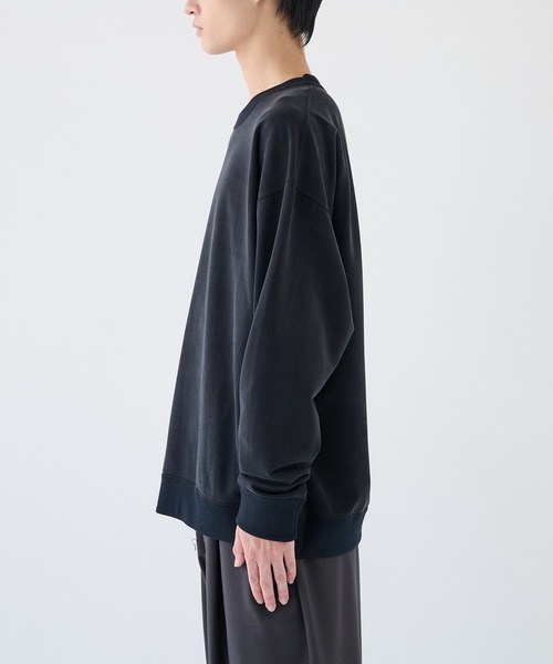 KANEMASA PHIL.(カネマサフィル)の「【KANEMASA PHIL.】28G Cupro Pullover(スウェット・メンズ・ホワイト/ブラック・L/M)」の10枚目の写真