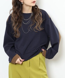 EGLANTINE バックデザインカットソー