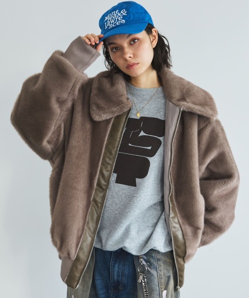 MIRROR STOKE（ミラーストーク）の「【ZOZO限定】MINK-LIKE FUR JACKET