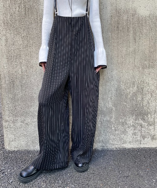 ブリストル ストライプパンツ ベルトショルダーストライプパンツ（その他パンツ）｜AIC.（エーアイ