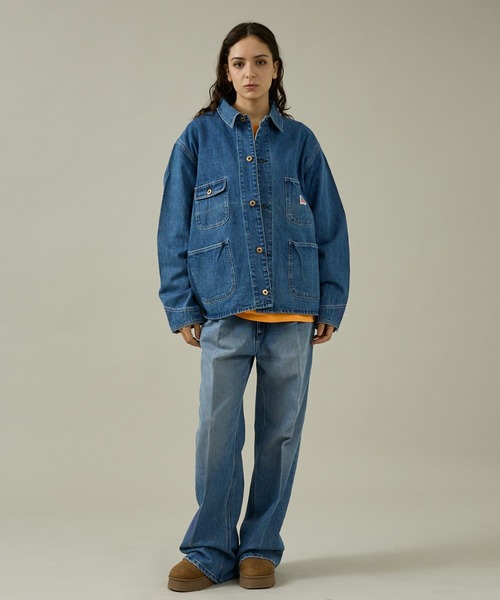 10oz DENIM ENGINEER SHORT JACKET 石洗短版丹寧外套