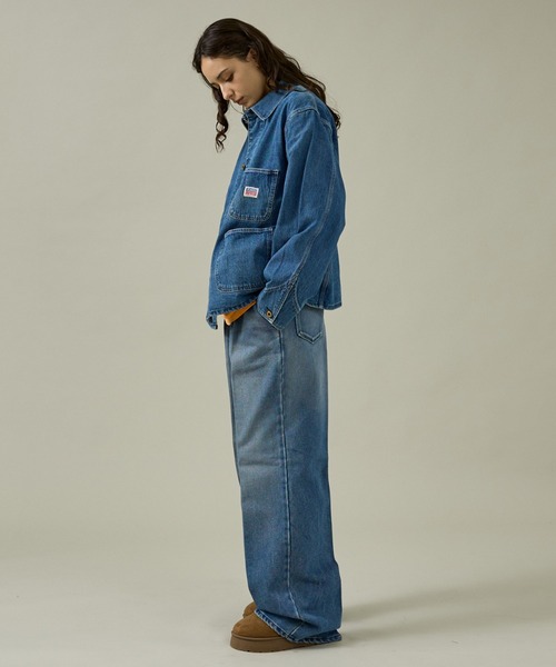 10oz DENIM ENGINEER SHORT JACKET 石洗短版丹寧外套