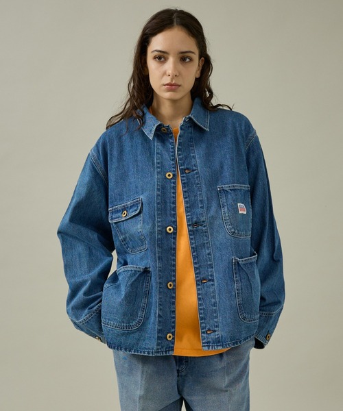 10oz DENIM ENGINEER SHORT JACKET 石洗短版丹寧外套