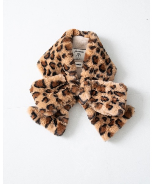 JUMELLE（ジュメロ）の「ミニリボンティペット（マフラー・レディース・ブラウン・FREE）」の5枚目の写真