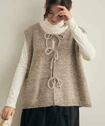 Lunea | リボンニットベスト(ベスト)