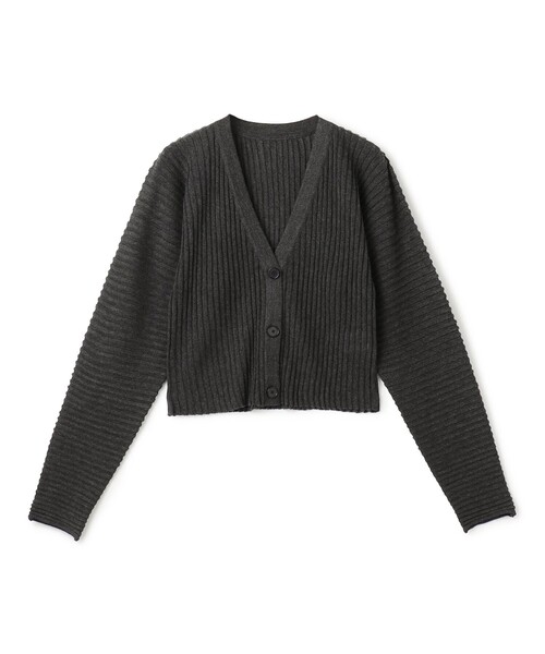シアーストライプニット ドルマンカーディガン（カーディガン/ボレロ