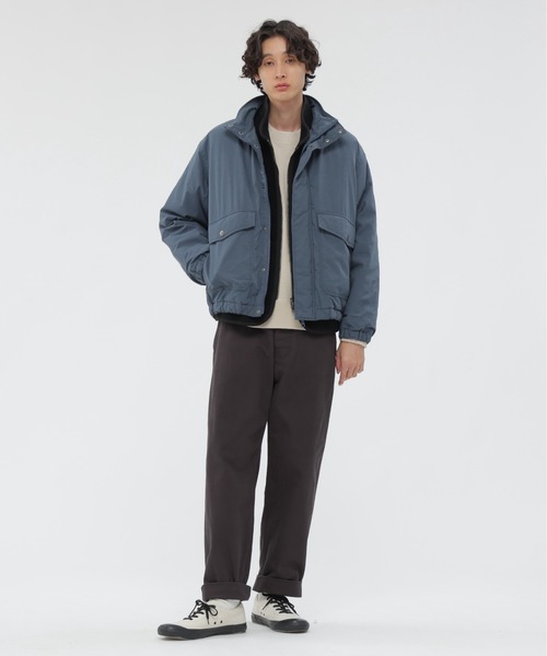 MHL.（エムエイチエル）の「FELTED ROUGH WOOL（ニット/セーター・メンズ・ブラック/オフホワイト/ブルー・LARGE/MEDIUM）」の5枚目の写真