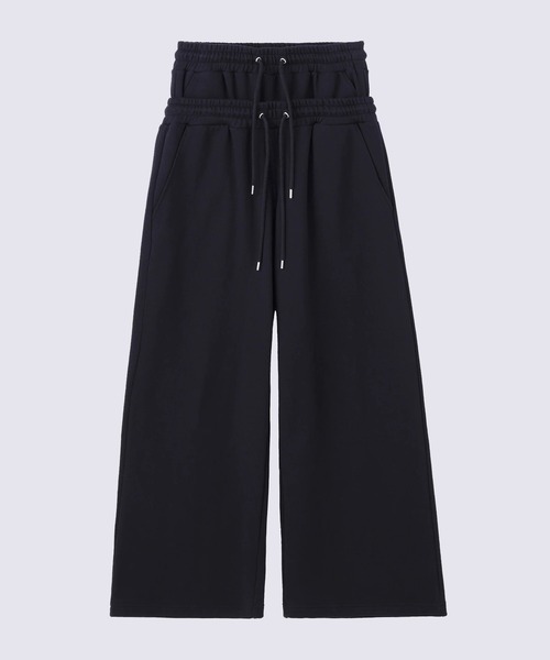 JOHN LAWRENCE SULLIVAN（ジョンローレンスサリバン）の「【JOHN LAWRENCE SULLIVAN/ジョーンローレンスサリバン】SWEAT STUCKED PANTS（スウェットパンツ・メンズ・ブラック/グレー・44/46）」の2枚目の写真