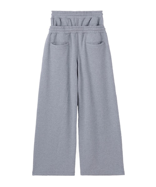 JOHN LAWRENCE SULLIVAN（ジョンローレンスサリバン）の「【JOHN LAWRENCE SULLIVAN/ジョーンローレンスサリバン】SWEAT STUCKED PANTS（スウェットパンツ・メンズ・ブラック/グレー・44/46）」の3枚目の写真