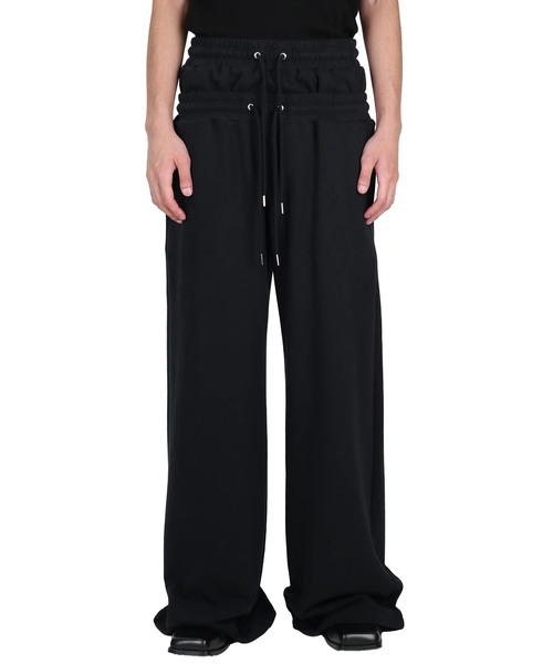 JOHN LAWRENCE SULLIVAN（ジョンローレンスサリバン）の「【JOHN LAWRENCE SULLIVAN/ジョーンローレンスサリバン】SWEAT STUCKED PANTS（スウェットパンツ・メンズ・ブラック/グレー・44/46）」の4枚目の写真