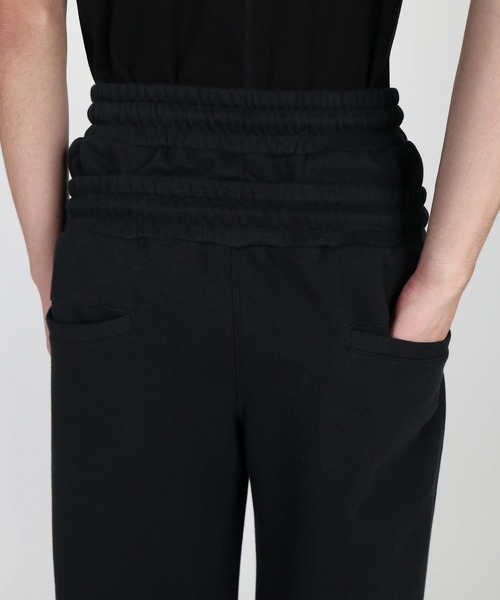 JOHN LAWRENCE SULLIVAN（ジョンローレンスサリバン）の「【JOHN LAWRENCE SULLIVAN/ジョーンローレンスサリバン】SWEAT STUCKED PANTS（スウェットパンツ・メンズ・ブラック/グレー・44/46）」の8枚目の写真