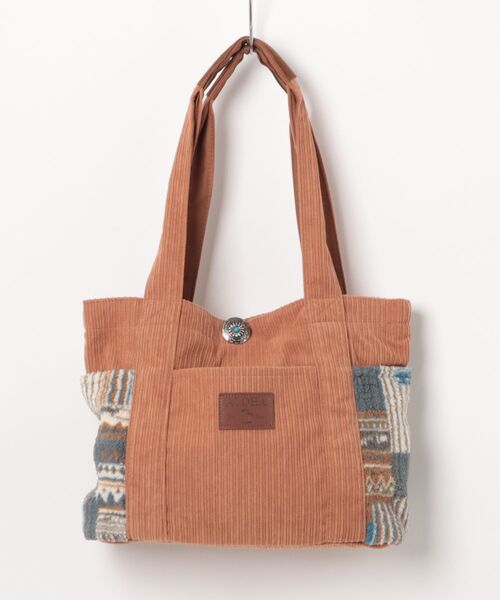 Kahiko（カヒコ）の「【Kahiko】ミリナコーデュロイ＆ボアトートバッグ（トートバッグ・レディース・ブラウン/ブラック/ベージュ・FREE）」の8枚目の写真