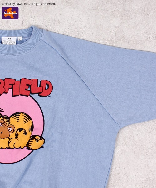MARKEY'S（マーキーズ）の「【GARFIELD/ガーフィールド】別注プリントトレーナー（スウェット・キッズ・ブルー/杢グレー・80/90/100/110/120/130/140/150）」の17枚目の写真