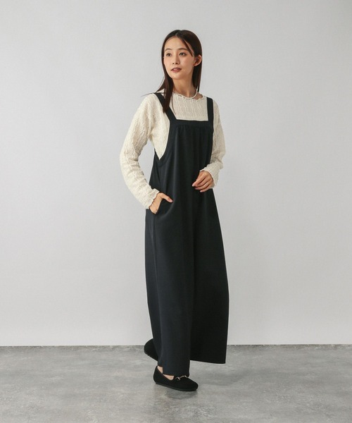 GLOBAL WORK(グローバルワーク)の「Beautee変形ジャガード長袖/595358(Tシャツ/カットソー・レディース・オフホワイト/ブラック/ピンク・MEDIUM/LARGE)」の7枚目の写真