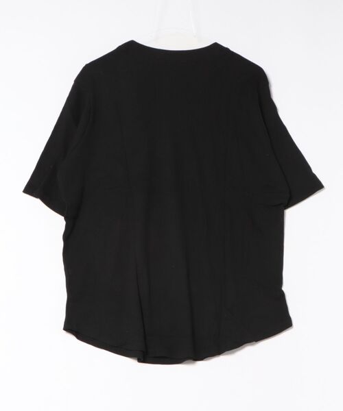 RCD(アールシーディー)の「2×2リブ プチハイネック半袖Tシャツ(Tシャツ/カットソー・レディース・ブラック/オフホワイト・L/M/LL)」の17枚目の写真