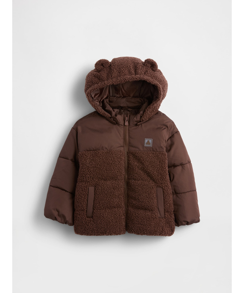 GAP（ギャップ）の「リサイクル ボア くまさん パファージャケット 