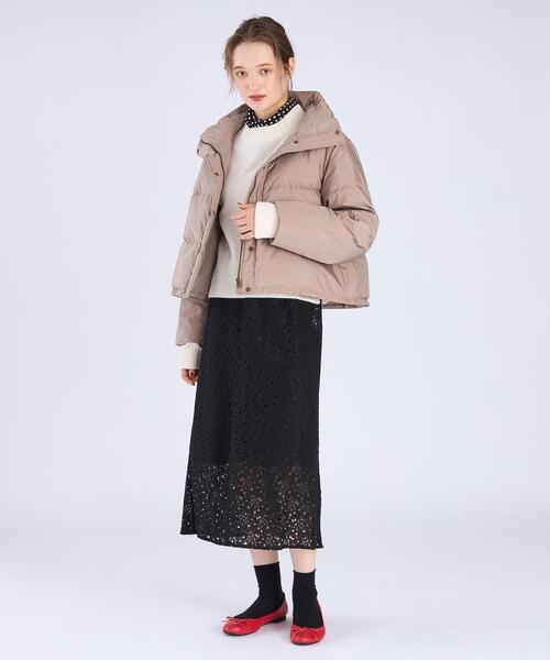 ページ限定特価♡新品☆アウターとロングスカートの2点♡送料込み メモリータフタタックフレアスカート 49AV JUNKO SHIMADA｜クロス