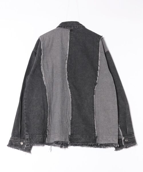 almo(アルモ)の「【LAMPOON】リメイクデニムジャケット(デニムジャケット・レディース・ブラック・MEDIUM/LARGE/X-LARGE)」の15枚目の写真