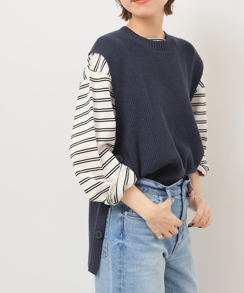サイドボタンニットベスト（ベスト）｜JOURNAL STANDARD relume
