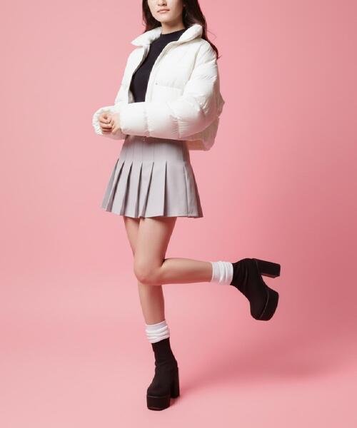 cs T&P(シーエスティーアンドピー)の「厚底シンプルブーツ(ブーツ・レディース・ブラック系/ホワイト/ブラック/ブラック系8・S/M/L/LL)」の11枚目の写真