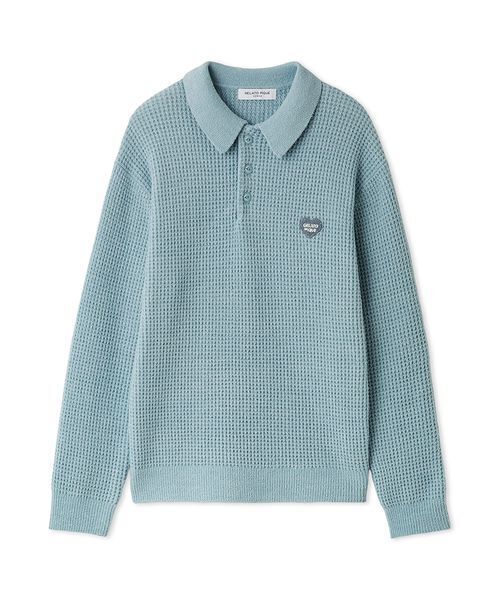 セール】【HOMME】ワッフルニットシャツ（ルームウェア/パジャマ