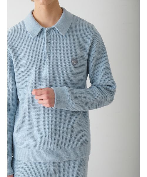 gelato pique（ジェラートピケ）の「【HOMME】ワッフルニットシャツ 